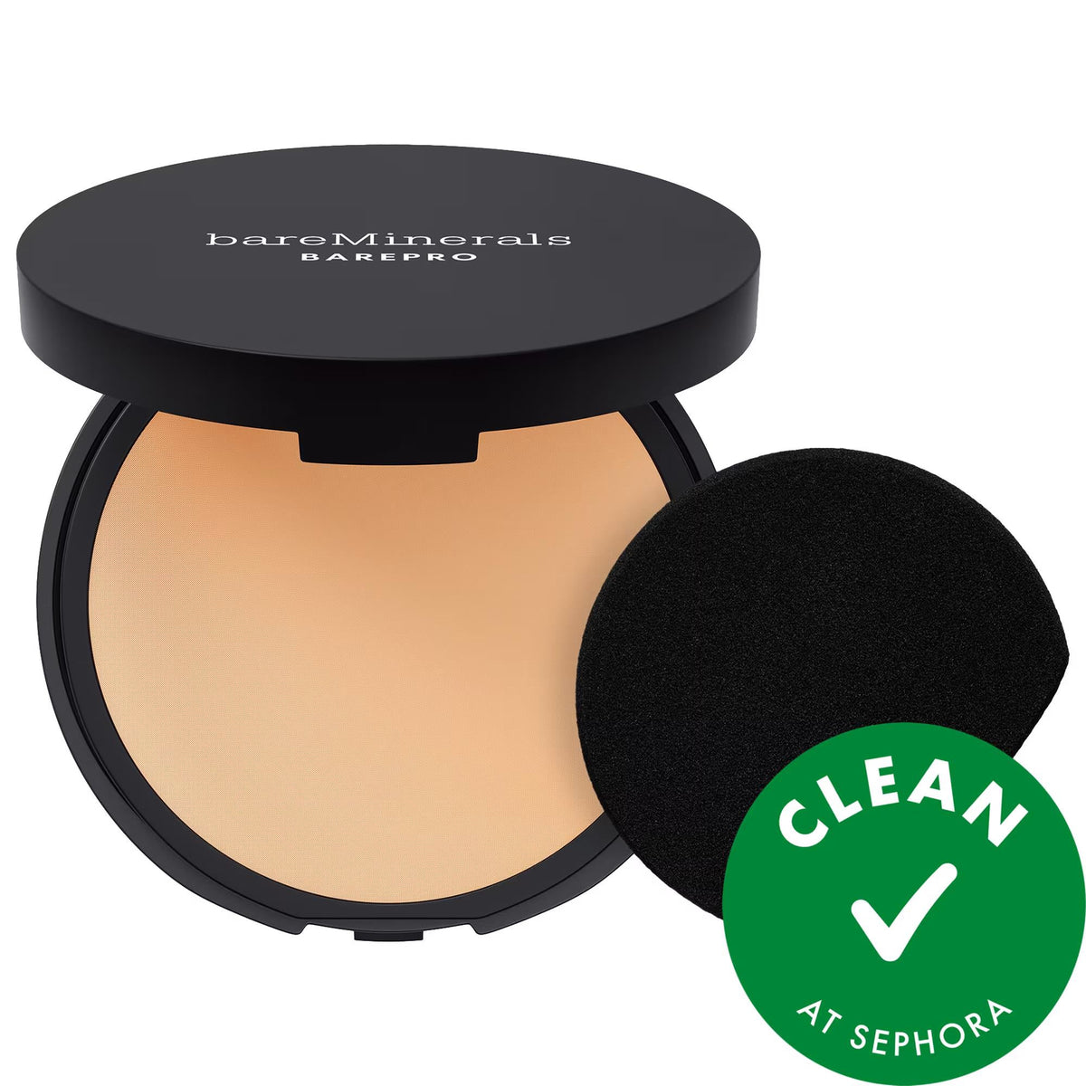 BAREPRO® Talc-Free Pressed Powder Foundation - 24HR Matte Finish, Vegan & Cruelty-Free
