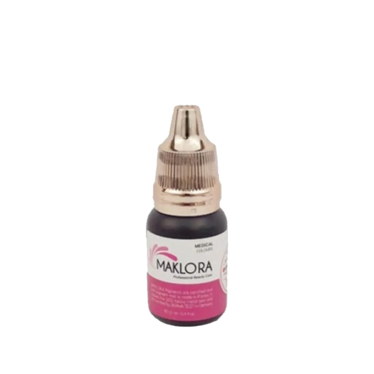Maklora Eyebrow Dye - Dark Brown, 12ml - Semi-Permanent Makeup for Natural Look