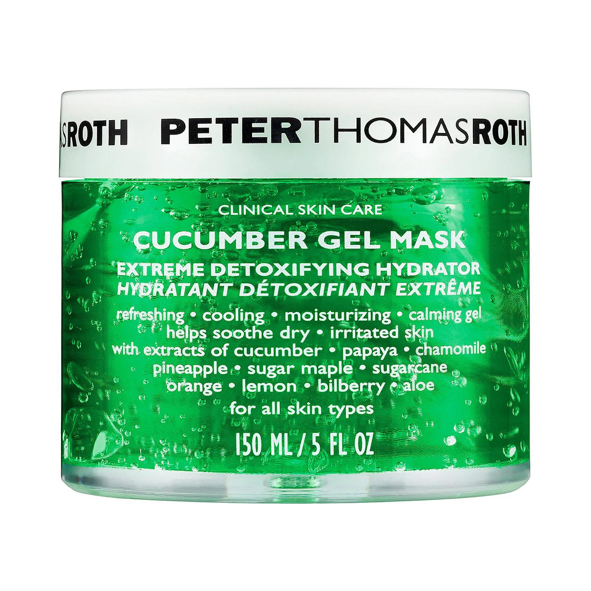 Cucumber Gel Mask Extreme Detoxifying Hydrator by Cucumber Gel Mask - Soothe, Hydrate & Detoxify with Natural Botanicals