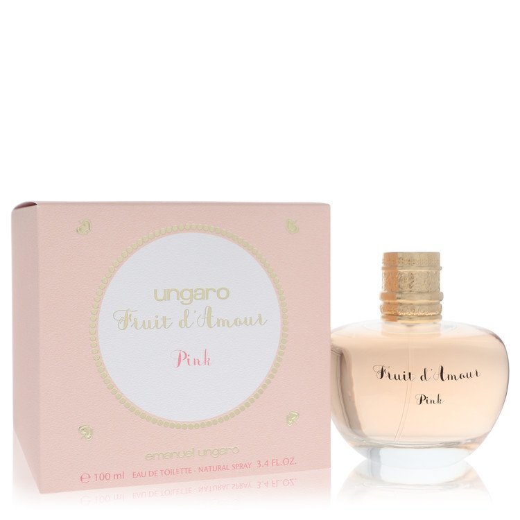 Ungaro Fruit D'amour Pink by Ungaro Eau De Toilette Spray 3.4 oz for Women