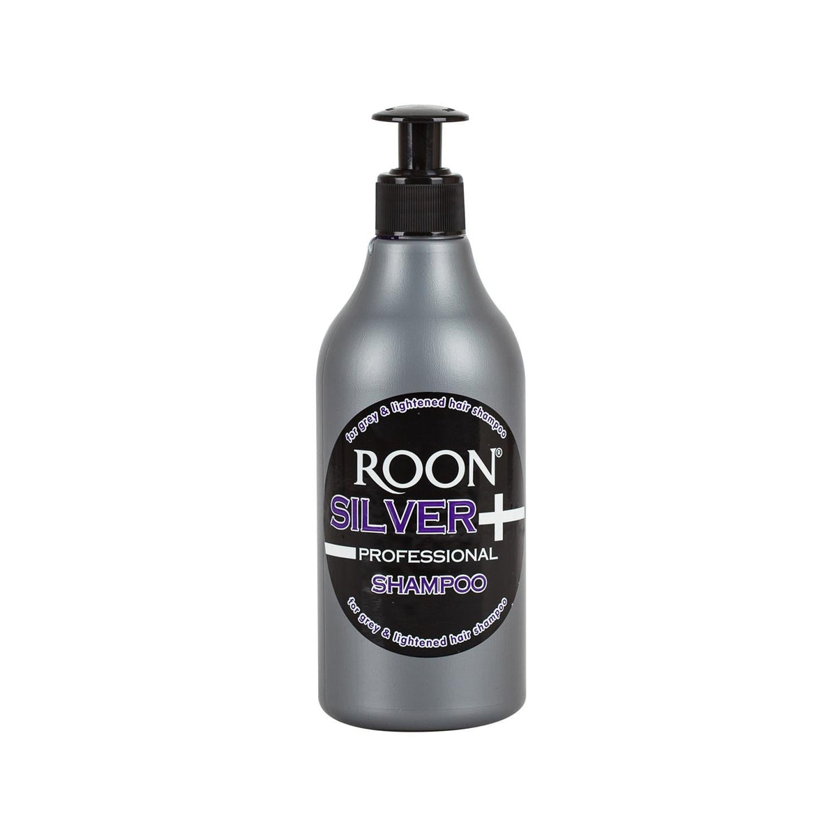 Roon Silver Shampoo 500ml - Antimicrobial Hair Care for Healthy Scalp & Shine