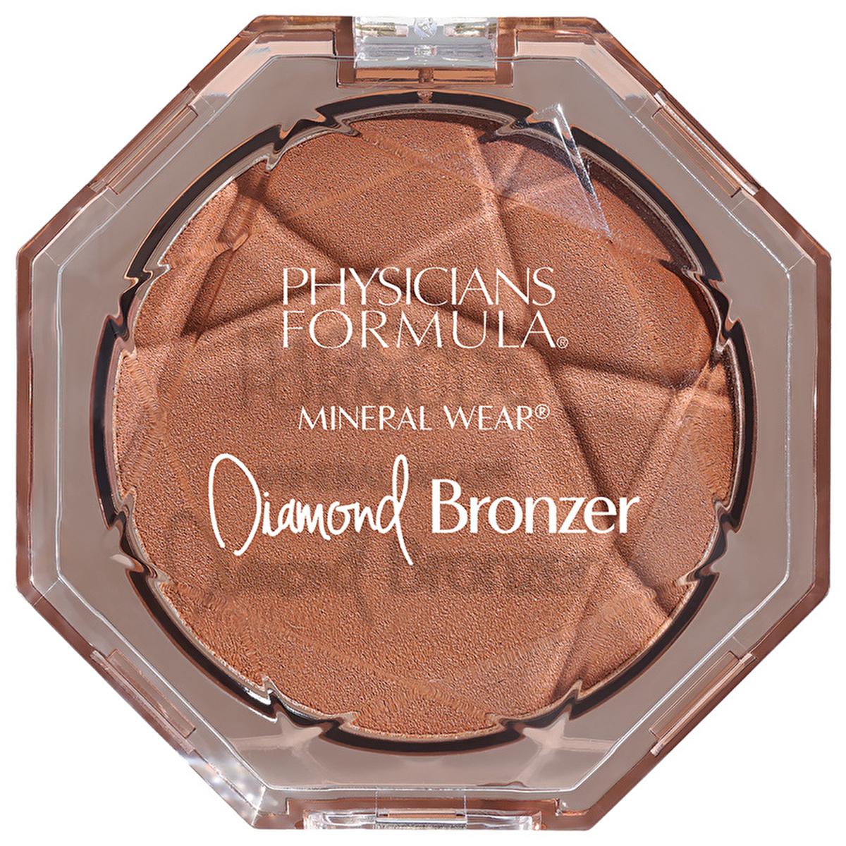Physicians Formula Mineral Wear Diamond Powder Bronzer - Natural-Looking Bronzer for All Skin Tones