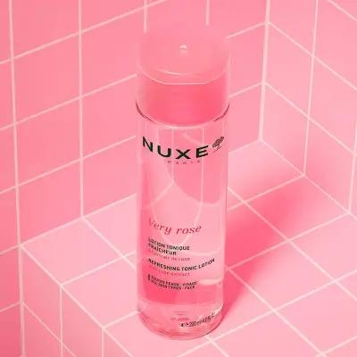 Nuxe Very Rose Toner: Refreshing Rose Water Facial Toner for Sensitive Skin | Gentle Cleansing & Hydrating, Alcohol-Free (6.76 fl oz)