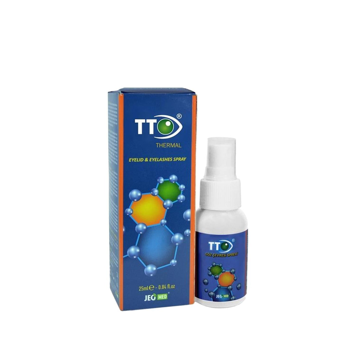 TTO Thermal Eye Care Spray - Soothing Comfort for Delicate Eye Area - 0.85 fl oz