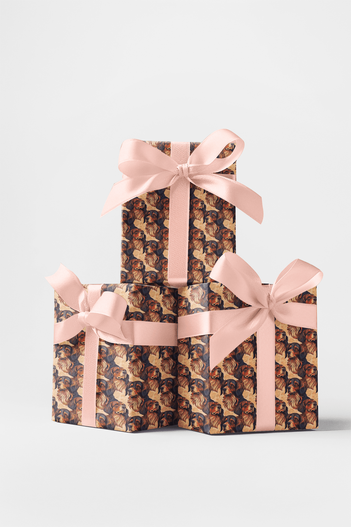 Irish Setter in Bloom Wrapping Paper