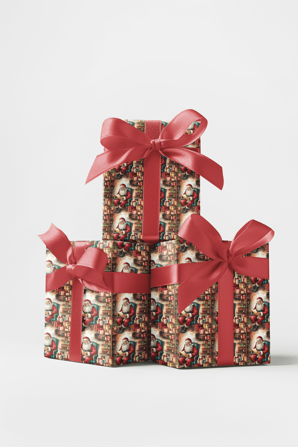 List Checked Wrapping Paper