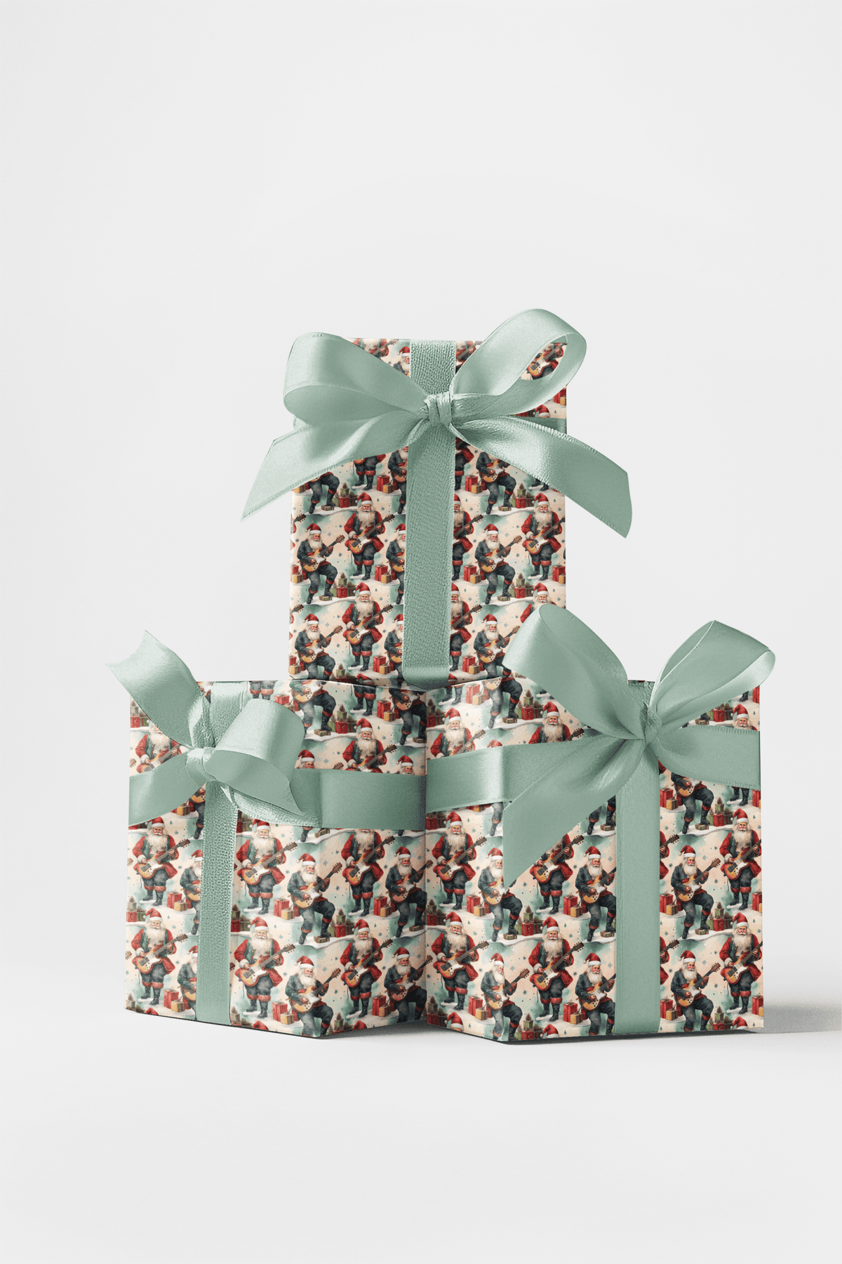 Santa Shreds Wrapping Paper