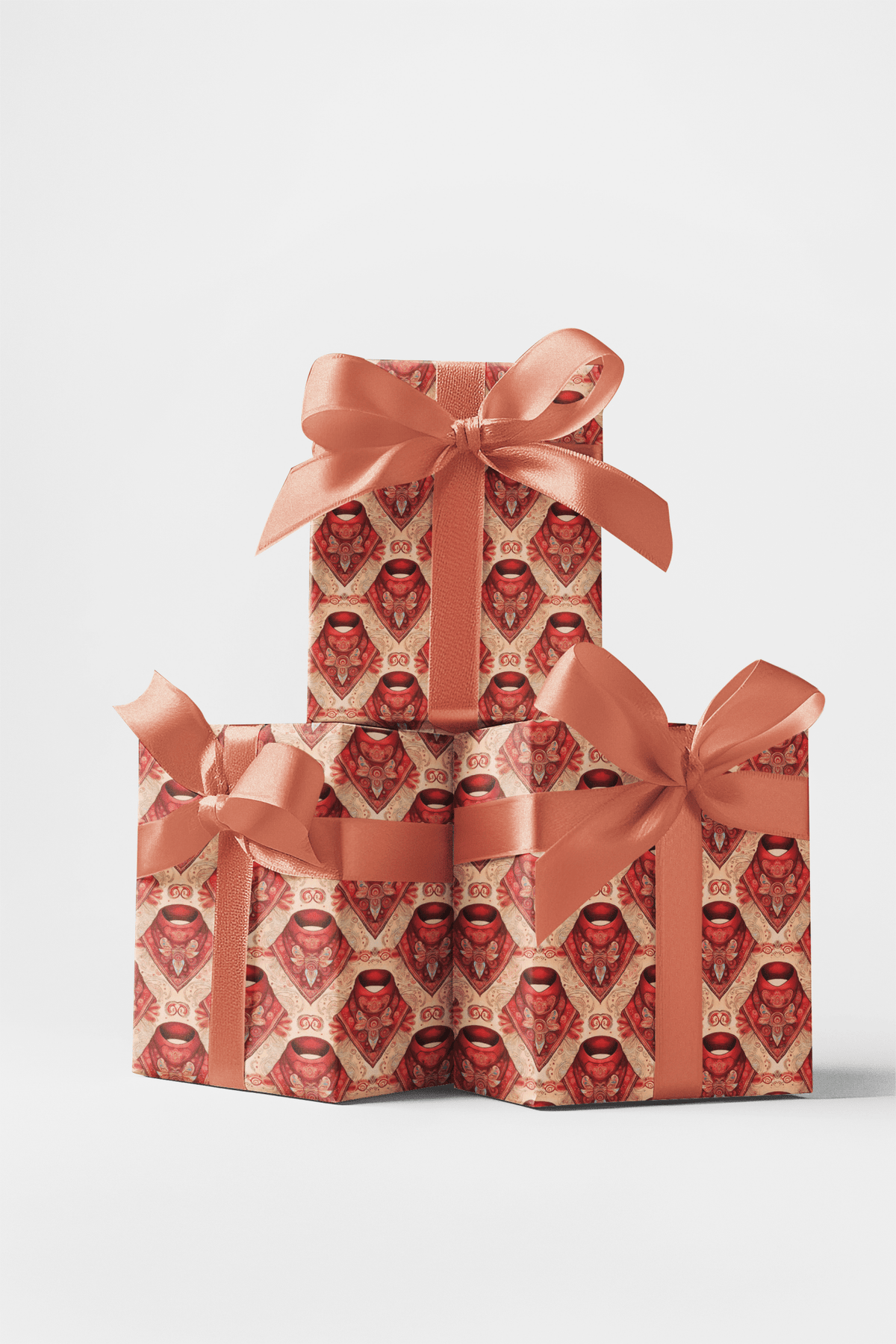 Rustic Reds Wrapping Paper
