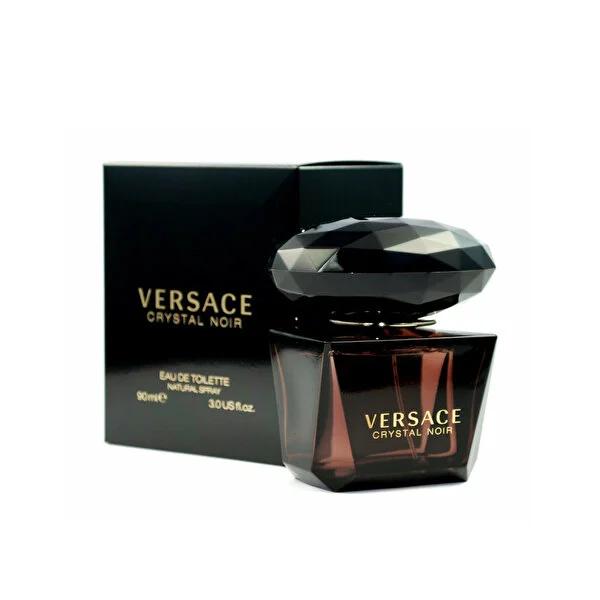 Versace Crystal Noir Perfume: Sensual Women's EDT - Oriental Floral Fragrance with Cardamom, Ginger & Amber - 90ml