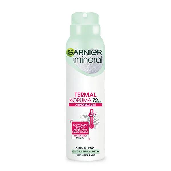 Garnier Mineral Spray Deodorant - 72 Hour Anti-Perspirant Protection, Natural Mineral Formula, Quick Drying, Dermatologically Tested