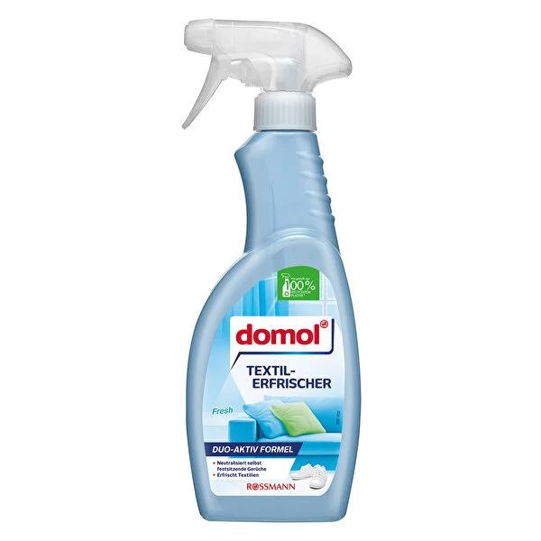 Domol Fabric Refresher Spray 500ml - Dermatologically Tested, Fresh Scent, Textile Deodorizer for Home and Car