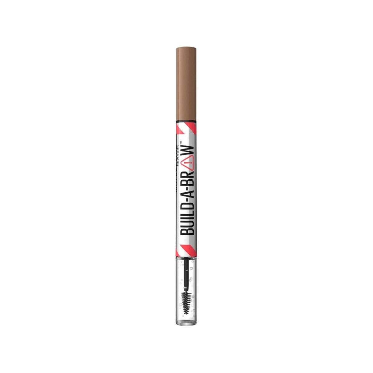 Maybelline New York Build a Brow 2-in-1 Eyebrow Pencil and Gel Soft Brown - Convenient 2-in-1 Eyebrow Makeup Solution