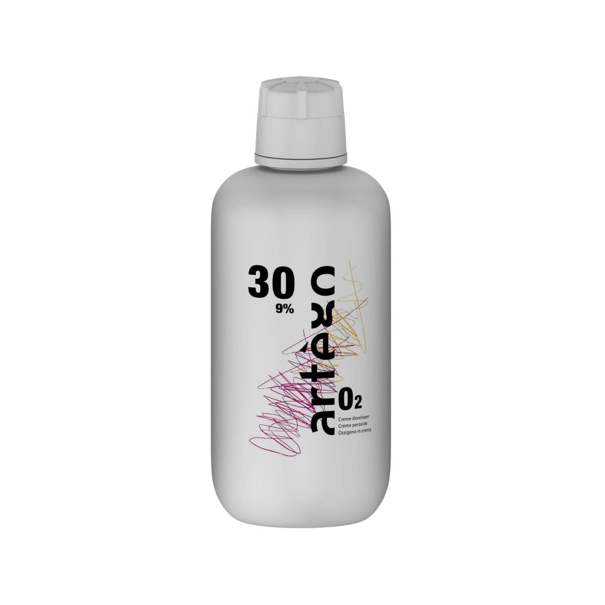 Artego 30 Volume %9 Oxidizing Cream for Hair Coloring & Bleaching - 1000ml Large Volume for Professionals & Home Use