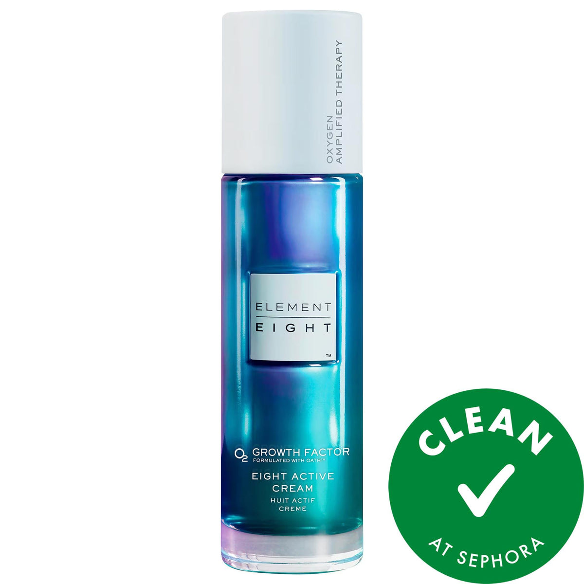 O2 Growth Factor Eight Active Brightening & Firming Cream - Vegan Anti-Aging Face Moisturizer