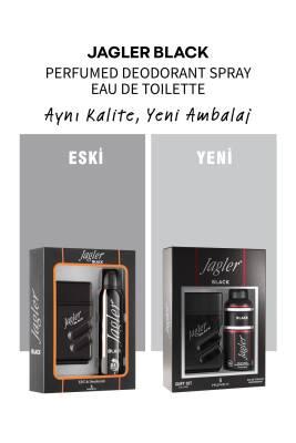 Jagler Black: Men's Fragrance Gift Set - Long Lasting Spicy Woody Perfume & Deodorant for Confident Men