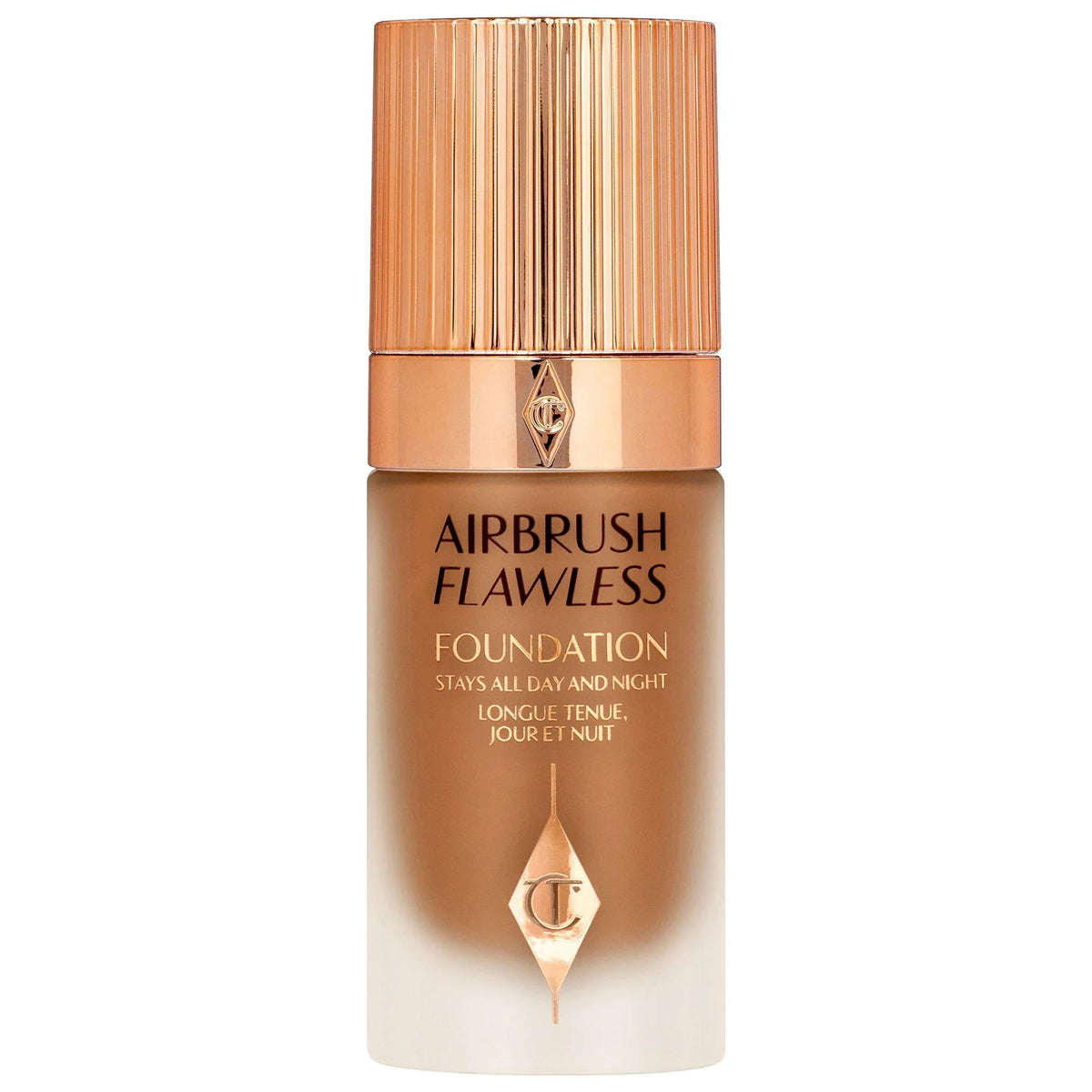 Charlotte Tilbury Airbrush Flawless Longwear Foundation: Full Coverage, Matte Finish, Anti-Aging, Hydrating & Poreless Liquid Foundation