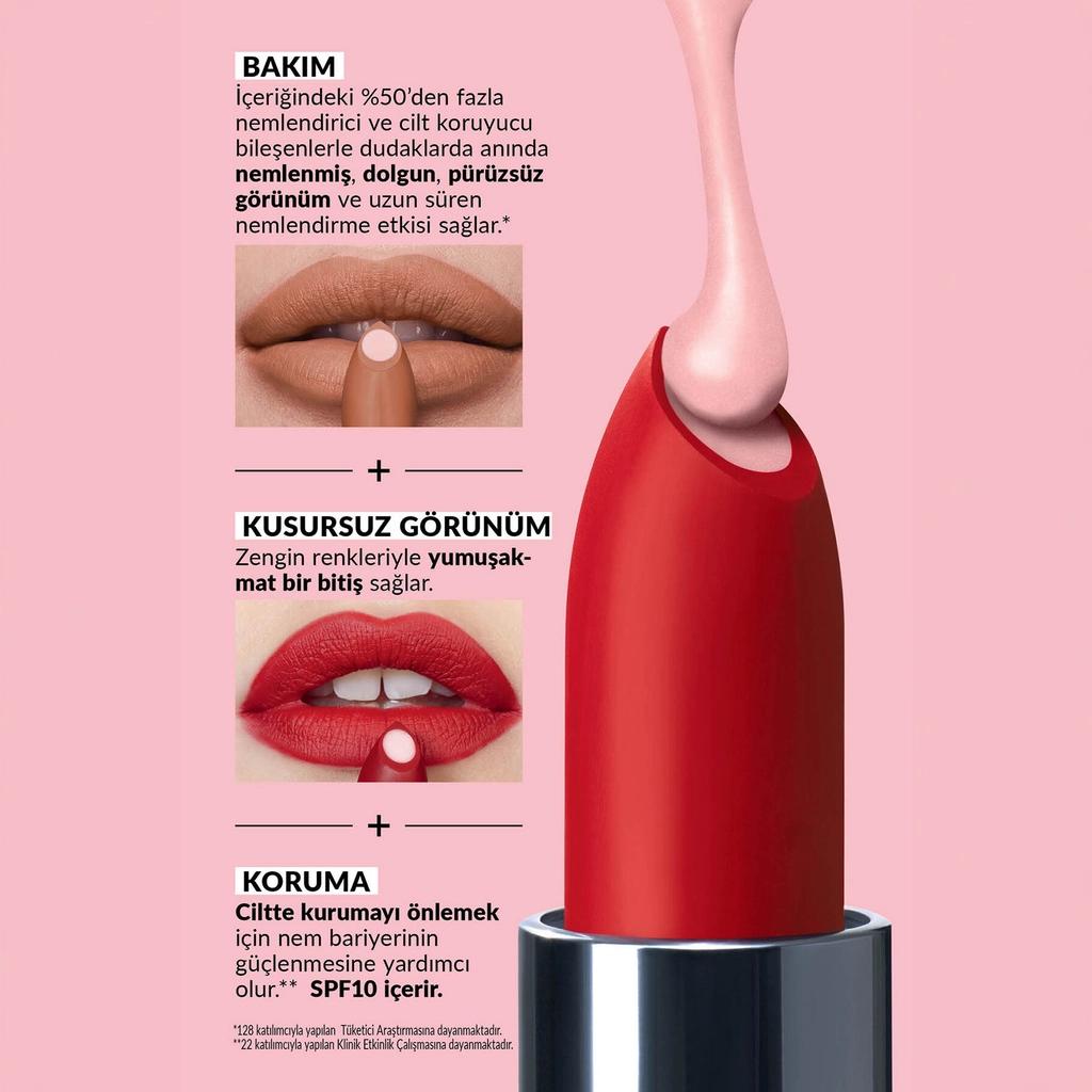 Avon Hydramatic Matte Lipstick Rosy with Hyaluronic Acid