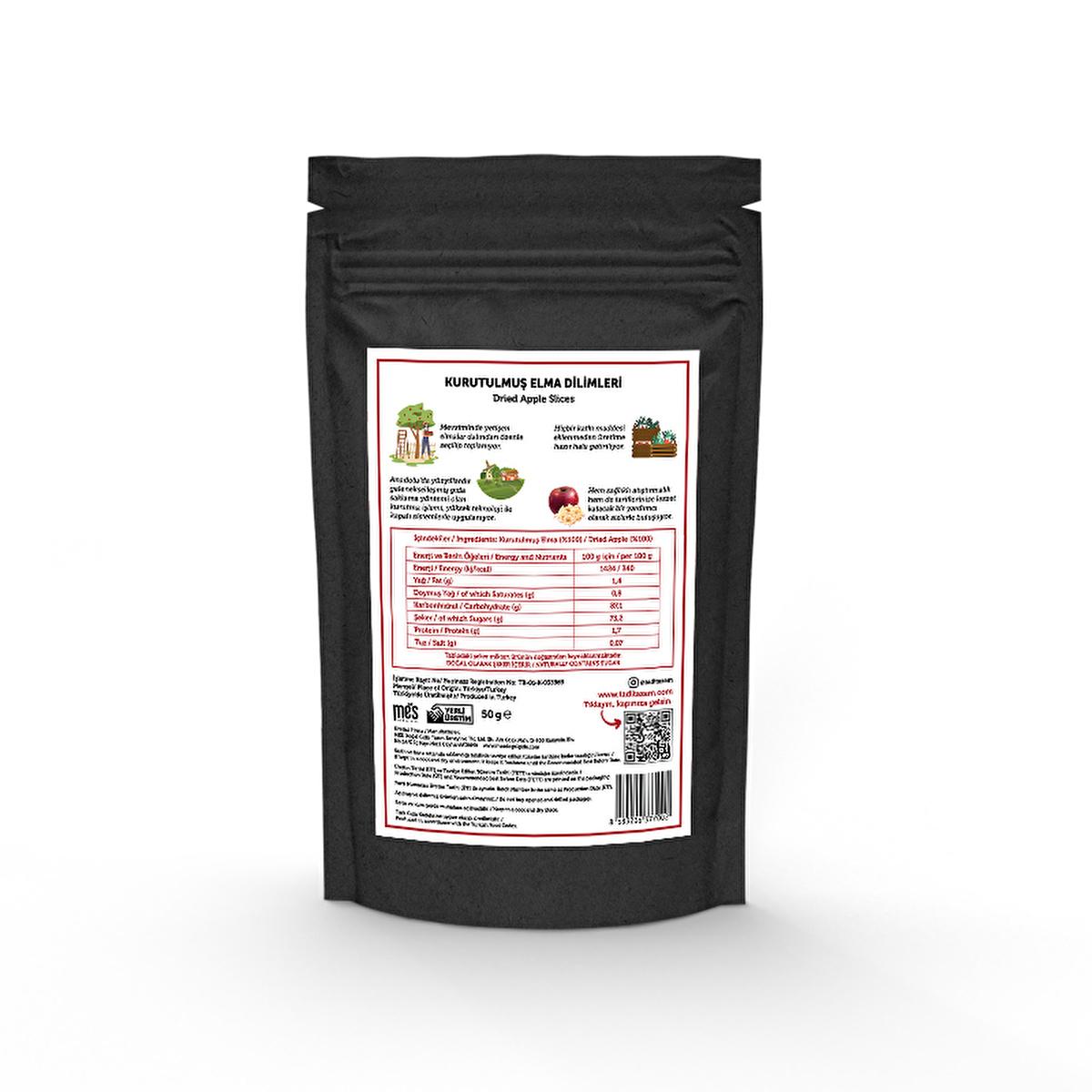 Tadıtazem Dried Persimmon Slices - Healthy Snack, No Additives, 50g
